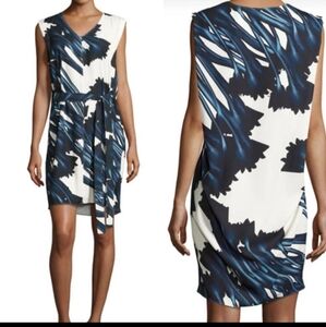 Halston Heritage Floral Print Dress Size 8